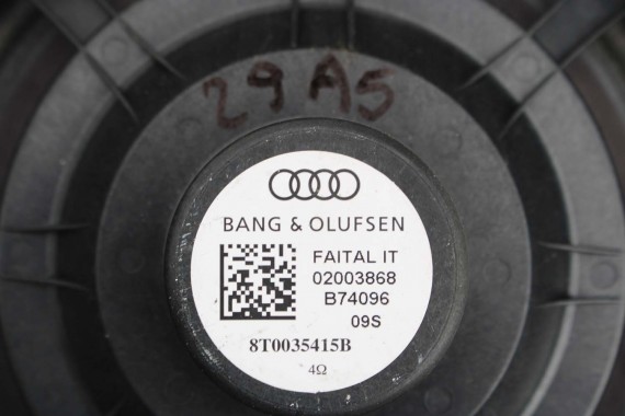AUDI A5 SPORTBACK GŁOŚNIKI BANG & OLUFSEN 8T8 8T 8K0035411A 8T0035415B 8T0035416 8T0035397A 8K9035382A 8K9035709 8R0035411
