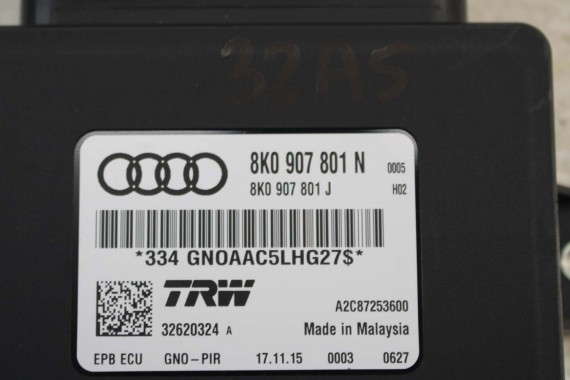AUDI A4 A5 Q5 MODUŁ STEROWNIK HAMULCA EPB 8K0907801N 8K0907801J 8K0 907 801 N PARKOWANIA 8K 8T 8T B8 8K0907801M 8K0907801P FL