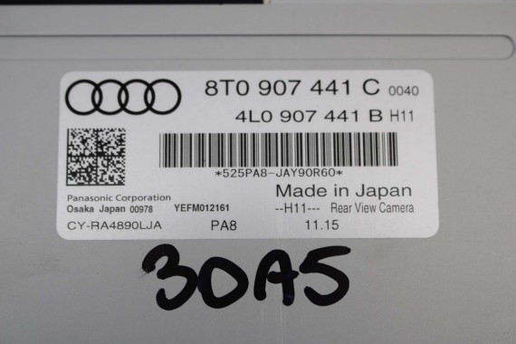 AUDI A4 A5 Q5 FL KAMERA COFANIA 8T0907441C 5N0827566AA + MODUŁ STEROWNIK 4L0907441B 8R0907441A 4L0910441D 8F0907441 8K 8T 8R