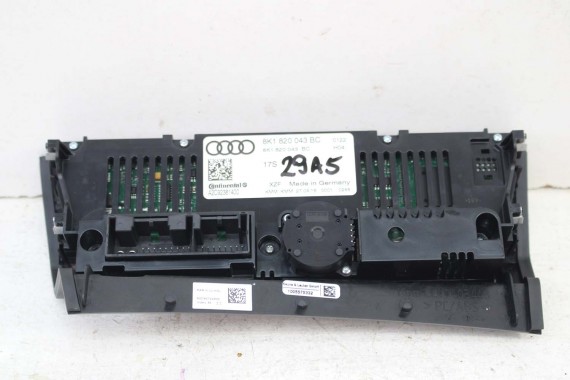 AUDI A4 A5 Q5 PANEL KLIMATYZACJI 8K1820043BC moduł sterownik nawiewu klimy 8K1 820 043 BC 8K 8T 8K1820043AE 8K1820043AC FL LIFT