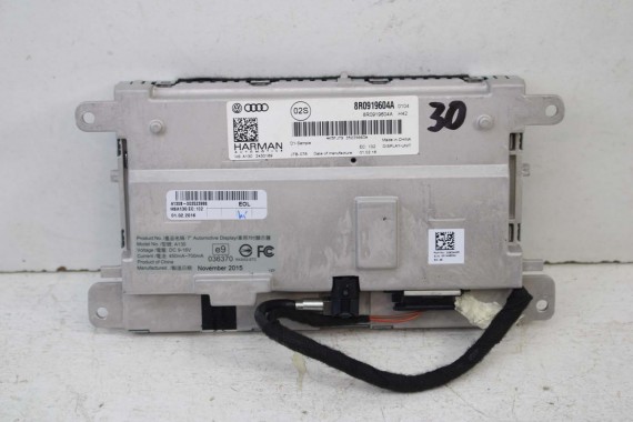 AUDI A4 A5 Q5 A6 Q7 MONITOR LCD MMI 8R0919604A 8K 8R0 919 604 A ekran wyświetlacz 8R0919604 8F0919604 4F0919604 8R0 919 604
