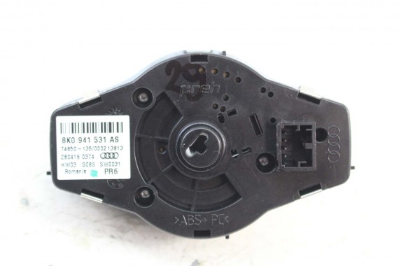 AUDI A4 A5 Q5 PRZEŁĄCZNIK ŚWIATEŁ 8K0941531AS WŁĄCZNIK  8K0 941 531 AS 8K0941531AA 8K0941531AL 8K0941531G FL LIFT 8K B8 8T 8R