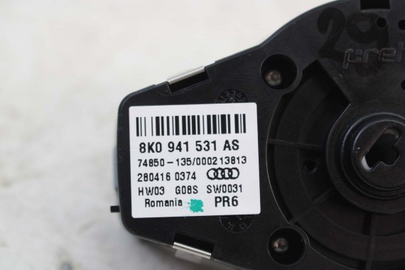 AUDI A4 A5 Q5 PRZEŁĄCZNIK ŚWIATEŁ 8K0941531AS WŁĄCZNIK  8K0 941 531 AS 8K0941531AA 8K0941531AL 8K0941531G FL LIFT 8K B8 8T 8R