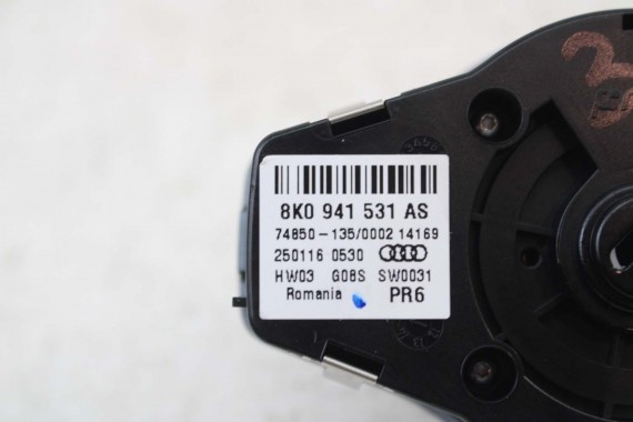 AUDI A4 A5 Q5 PRZEŁĄCZNIK ŚWIATEŁ 8K0941531AS WŁĄCZNIK 8K0941531AS 8K0941531AA 8K0941531AL 8K0941531G LIFT 8K B8 8T 8R 8K0941531