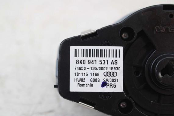 AUDI A4 A5 Q5 PRZEŁĄCZNIK ŚWIATEŁ 8K0941531AS WŁĄCZNIK 8K0941531AS 8K0941531AA 8K0941531AL 8K0941531G LIFT 8K B8 8T 8R 8K0941531