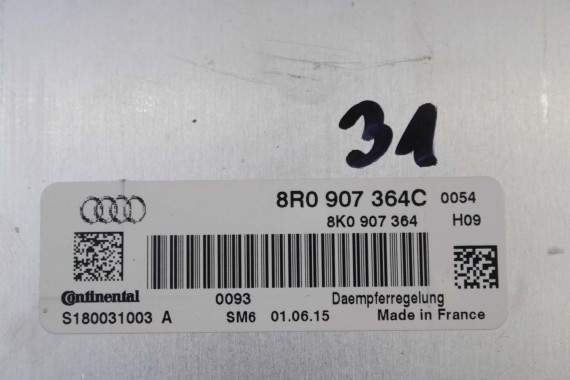 AUDI A4 A5 Q5 MODUŁ STEROWNIK ZAWIESZENIA 8R0907364C 8R0907364 8R0 907 364 8R0907364C S180031002F 8R0907364A 8R0907364 8R0907364