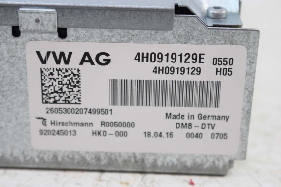 AUDI A4 A5 A6 A8 TUNER TV 3G HYBRID MMI 4H0919129E 4H0 919 129 E 8U 8R 4L 4H0919129E 4H0919129E 4H0919129E 4H0919129E 4H0919129