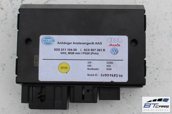 VW POLO BELKA ZDERZAKA TYŁ HAK 6R0803882 6R0803881 sterownik 6C0907383B 5Q0907383 5Q0907383B holowniczy + moduł 6R 6C 6R0803881