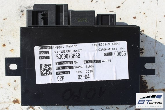 VW POLO STEROWNIK HAKA 5Q0907383B MODUŁ HAKA HAK  sterownik 5Q0907383 5Q0907383B holowniczy moduł 6R 6C 5Q0907383E 5Q0907383J