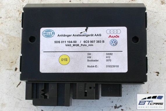 VW POLO STEROWNIK HAKA 5Q0907383B MODUŁ HAKA HAK  sterownik 5Q0907383 5Q0907383B holowniczy moduł 6R 6C 5Q0907383E 5Q0907383J