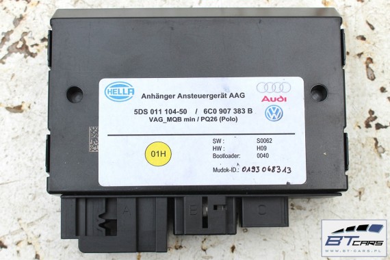 VW POLO STEROWNIK HAKA 5Q0907383B MODUŁ HAKA HAK  sterownik 5Q0907383 5Q0907383B holowniczy moduł 6R 6C 5Q0907383E 5Q0907383J