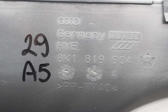AUDI A4 A5 Q5 RYNNA OSŁONA PODSZYBIA 8K1819904 8K1 819 904 wycieraczek przód przednie 8K1819904 8K1819904A 8K1819904 8K1819904A