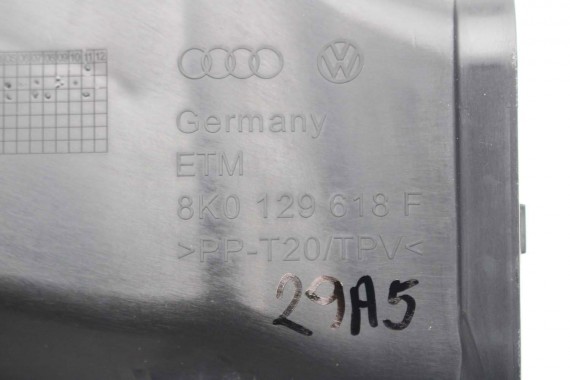 AUDI A4 A5 Q5 ŁAPAK WLOT POWIETRZA PASA 8K0129618F 8K0 129 618 F kierownica dolot 8K0129618F 8K0129617C 8K0129618F 8K0129617C