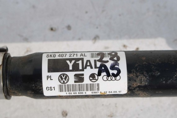 AUDI A4 A5 PÓŁOŚ PRZÓD 8K0407271AL 8K0 407 271 AL PRZEDNIA 8K B8 8T 8F 8K0407271AL 8K0407271AL 8K0407271AL 8K0407271AL 8K0407271