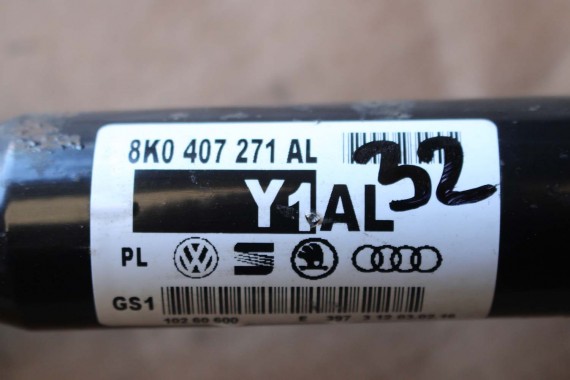 AUDI A4 A5 PÓŁOŚ PRZÓD 8K0407271AL 8K0 407 271 AL PRZEDNIA 8K B8 8T 8F 8K0407271AL 8K0407271AL 8K0407271AF 8K0407271AL 8K0407271