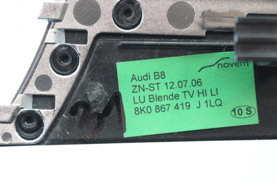 AUDI A5 SPORTBACK LISTWY OZDOBNE LISTWA DEKOR WYKOŃCZENIE TAPICERKA 8K0863305P 8K0867419J 8K0867420J 8K0867410J 8T1857186AE 1LQ
