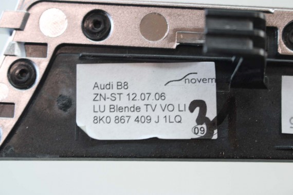 AUDI A5 SPORTBACK LISTWY OZDOBNE LISTWA DEKOR WYKOŃCZENIE TAPICERKA 8K0863305P 8K0867419J 8K0867420J 8K0867410J 8T1857186AE 1LQ