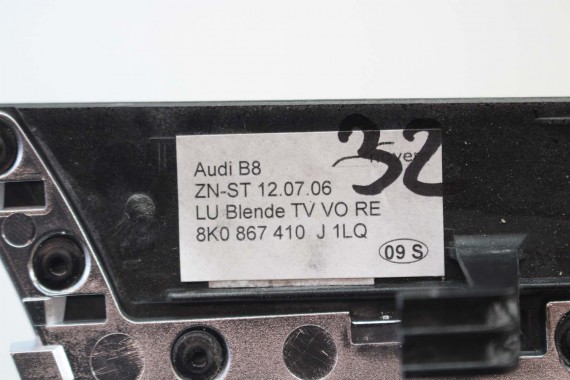 AUDI A5 SPORTBACK LISTWY OZDOBNE LISTWA DEKOR WYKOŃCZENIE TAPICERKA 8K0863305P 8K0867419J 8K0867420J 8K0867410J 8T1857186AE 1LQ