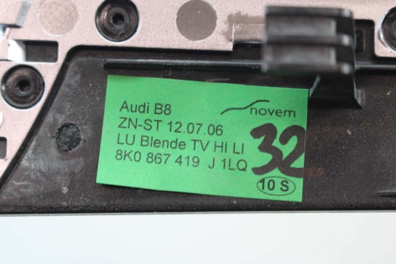 AUDI A5 SPORTBACK LISTWY OZDOBNE LISTWA DEKOR WYKOŃCZENIE TAPICERKA 8K0863305P 8K0867419J 8K0867420J 8K0867410J 8T1857186AE 1LQ