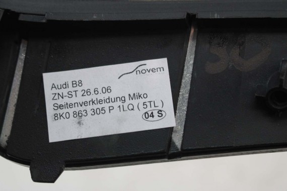 AUDI A5 SPORTBACK LISTWY OZDOBNE LISTWA DEKOR WYKOŃCZENIE TAPICERKA 8K0863305P 8K0867419J 8K0867420J 8K0867410J 8T1857186AE 1LQ