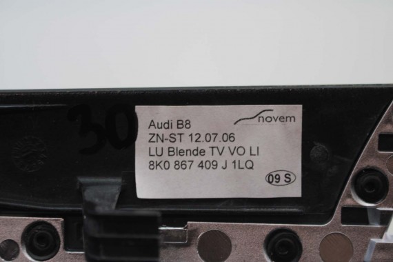 AUDI A5 SPORTBACK LISTWY OZDOBNE LISTWA DEKOR WYKOŃCZENIE TAPICERKA 8K0863305P 8K0867419J 8K0867420J 8K0867410J 8T1857186AE 1LQ