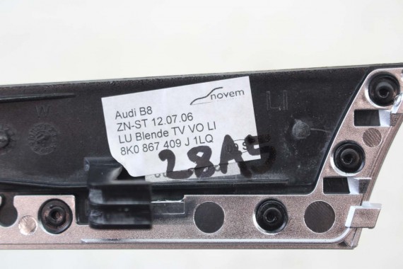 AUDI A5 SPORTBACK LISTWY OZDOBNE LISTWA DEKOR WYKOŃCZENIE TAPICERKA 8K0863305P 8K0867419J 8K0867420J 8K0867410J 8T1857186AE 1LQ