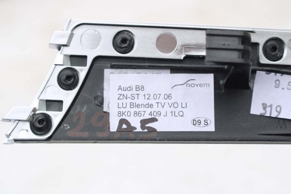 AUDI A5 SPORTBACK LISTWY OZDOBNE LISTWA DEKOR WYKOŃCZENIE TAPICERKA 8K0863305P 8K0867419J 8K0867420J 8K0867410J 8T1857186AE 1LQ