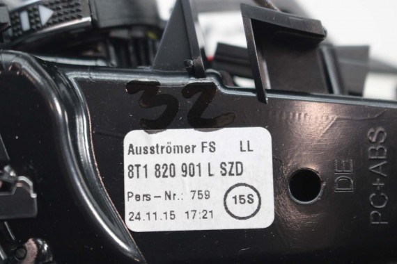 AUDI A5 WLOT KTRATKA POWIETRZA KONSOLI 8T1820902G 8T1820951E 8T1820901H wloty kratki 8T1820901H 8T1820951E 8K 8T 8F 8T1820902F