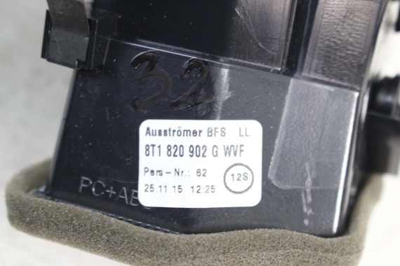 AUDI A5 WLOT KTRATKA POWIETRZA KONSOLI 8T1820902G 8T1820951E 8T1820901H wloty kratki 8T1820901H 8T1820951E 8K 8T 8F 8T1820902F