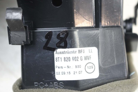 AUDI A5 WLOT KTRATKA POWIETRZA KONSOLI 8T1820902G 8T1820951E 8T1820901H wloty kratki 8T1820901H 8T1820951E 8K 8T 8F 8T1820902F