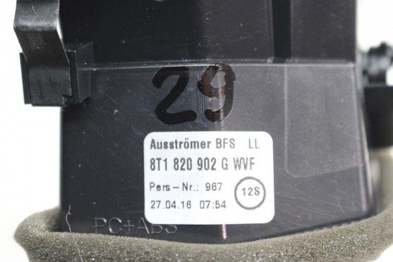 AUDI A5 WLOT KTRATKA POWIETRZA KONSOLI 8T1820902G 8T1820951E 8T1820901H wloty kratki 8T1820901H 8T1820951E 8K 8T 8F 8T1820902F