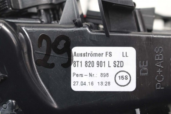 AUDI A5 WLOT KTRATKA POWIETRZA KONSOLI 8T1820902G 8T1820951E 8T1820901H wloty kratki 8T1820901H 8T1820951E 8K 8T 8F 8T1820902F