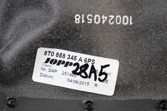 copy of AUDI A5 OBUDOWA KIEROWNICY 8K0953512 8K0953515 8T0858345A OSŁONA KOLUMNY 8T LIFT 6PS - czarny (soul)