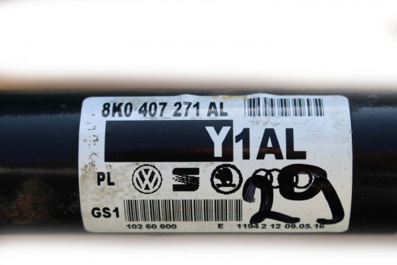 AUDI A4 A5 PÓŁOŚ PRZÓD 8K0407271AL 8K0 407 271 AL PRZEDNIA 8K B8 8T 8F 8K0407271AL 8K0407271AL 8K0407271AF 8K0407271AL 8K0407271