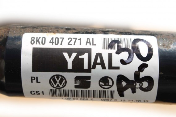 AUDI A4 A5 PÓŁOŚ PRZÓD 8K0407271AL 8K0 407 271 AL PRZEDNIA 8K B8 8T 8F 8K0407271AL 8K0407271AL 8K0407271AL 8K0407271AL 8K0407271