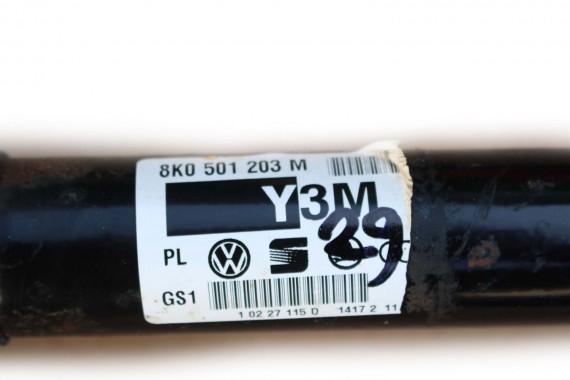AUDI A4 A5 PÓŁOŚ TYLNA TYŁ 8K0501203M 8K0 501 203 M 8K B8 8T 4*4 8K0501203M 8K0501203M 8K0501203M 8K0501203M 8K0501203 8K0501203