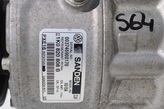 VW AUDI SKODA POMPA KLIMATYZACJI KLIMY 1K0820808B 1K0820808D 1K0820808F SPRĘŻARKA KOMPRESOR 1K0820808B 1K0 820 808 D 1K0820808