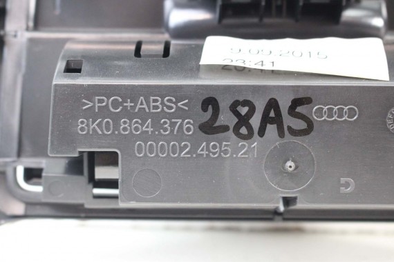 AUDI A4 A5 Q5 WYKOŃCZENIE TUNELU PODŁOKIETNIKA 8K0864376 8K0 864 376 8K 8T 8R OBUDOWA TUNELA LIFT 8K0919203 8K0864376 8K0919203