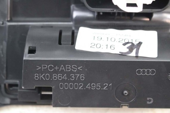 AUDI A4 A5 Q5 WYKOŃCZENIE TUNELU PODŁOKIETNIKA 8K0864376 8K0 864 376 8K 8T 8R OBUDOWA TUNELA LIFT 8K0919203 8K0864376 8K0919203
