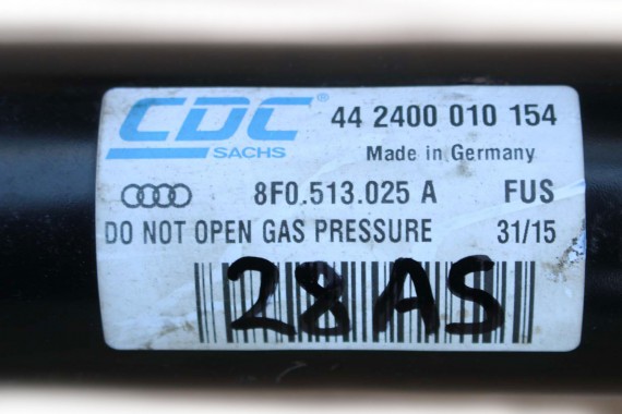 AUDI A5 8T AMORTYZATOR 8F0413029B 8F0413030B TELESKOP PRZÓD amory mcpherson przedni 2 szt amor 8F0513021A 8F0513025A  8F0513022A