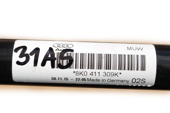 AUDI A4 A5 DRĄŻEK STABILIZATORA 8K0411309K 8K0 411 309 K DRĄŻEK PRZÓD PRZEDNI STABILIZATOR 8K B8 8T 8K0411309K 8K0411309P