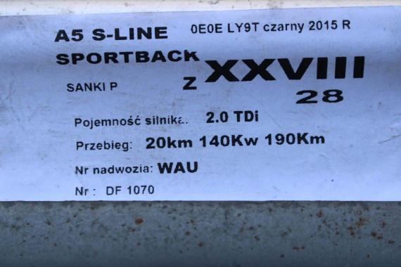 AUDI A4 8K A5 SANKI TRAWERSA 8K0399315G PRZÓD BELKA ZAWIESZENIA przednia przednie podpora 8K0 399 315 G B8 8K0399315G 8K0399315