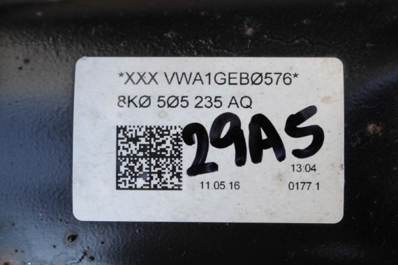 AUDI A4 A5 BELKA ZAWIESZENIA TYLNA TYŁ 8K0505235AN 8K0505235AB 8K0505235AQ SANKI 8K B8 8T 8K0 505 235 AN 8K0505235AD 8K0505235L