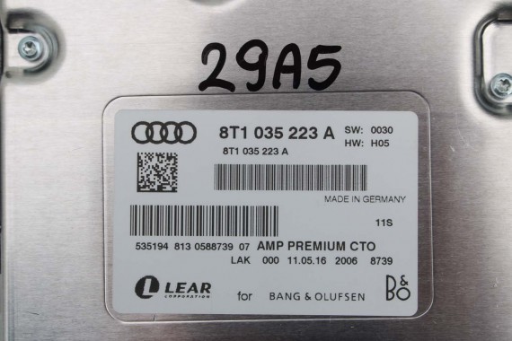 AUDI A4 A5 Q5 WZNACBIACZ 8T1035223A GŁOŚNIKI BANG & OLUFSEN 8T1035223A 8T1035223A 8T1035223 8T1 035 223 A 8T1035223A 8T1035223A