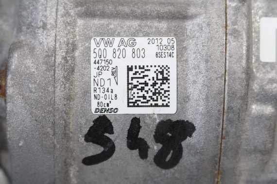 VW AUDI SEAT SKODA POMPA KLIMATYZACJI KLIMY 5Q0820803 5Q0820803A 5Q0820803C 5Q0820803F 5Q0820803K 5Q0 820 803 A sprężarka DENSO