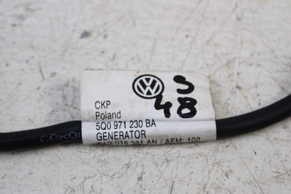 VW AUDI SKODA SEAT WIĄZKA INSTALACJA ALTERNATORA 5Q0971230BA 5Q0971230BJ 5Q0971230BL 5Q0971230FS 5Q0971230BJ 5Q0971230BL