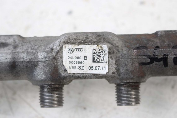 VW AUDI SKODA SEAT LISTWA WTRYSKOWA 04L130089B 04L 130 089 B rozdzielacz paliwa 2.0 TDi diesel 04L130089B 04L130089B 04L130089B