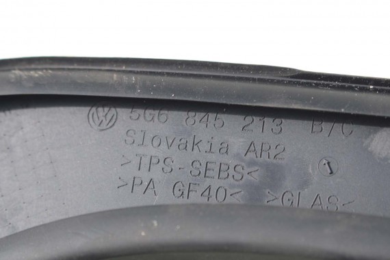 VW GOLF 7 VII SZYBA DRZWI LEWE 5G6845213 lewa tył tylna 5G6845213B 5G6 845 213  rok 2011 zielony  E1 AS2 drzwiowa 5G 5G4 5G6 FL