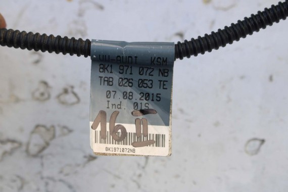 AUDI A4 A5 WIĄZKA SILNIKA 8K1971072NB instalacja 2.0TFSi silnik benzynowy 8K1 971 072 NB 8K1971072NB 8K1971072NB 8K1971074AE 8K