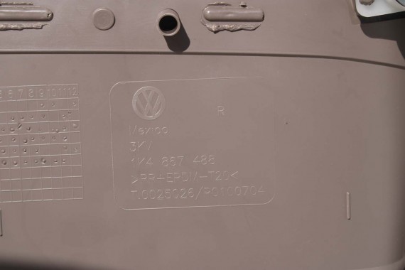 VW GOLF VI KOMBI BOCZEK BOCZKI DRZWI drzwiowe tapicerka variant 5K 5K9 mocca welur 1K4867011 1K4867012 1K9867211 1K9867212